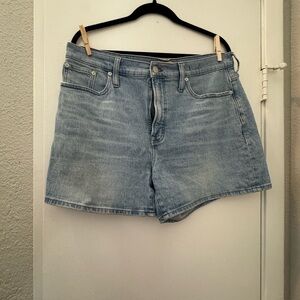 Madewell Light Blue Jean Shorts